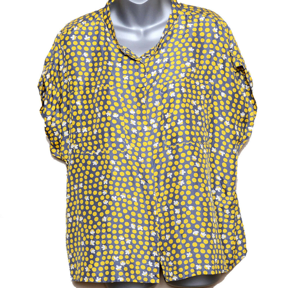 Cabi Size Medium Top Silk Blouse (L19)